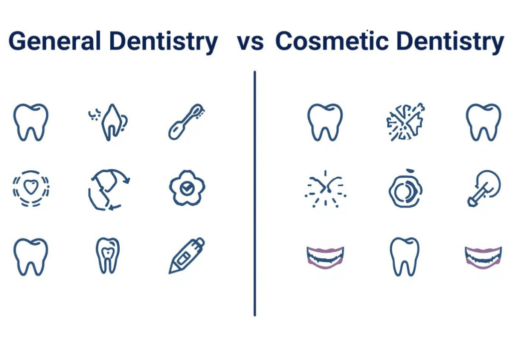 General vs Cosmetic Dentistry